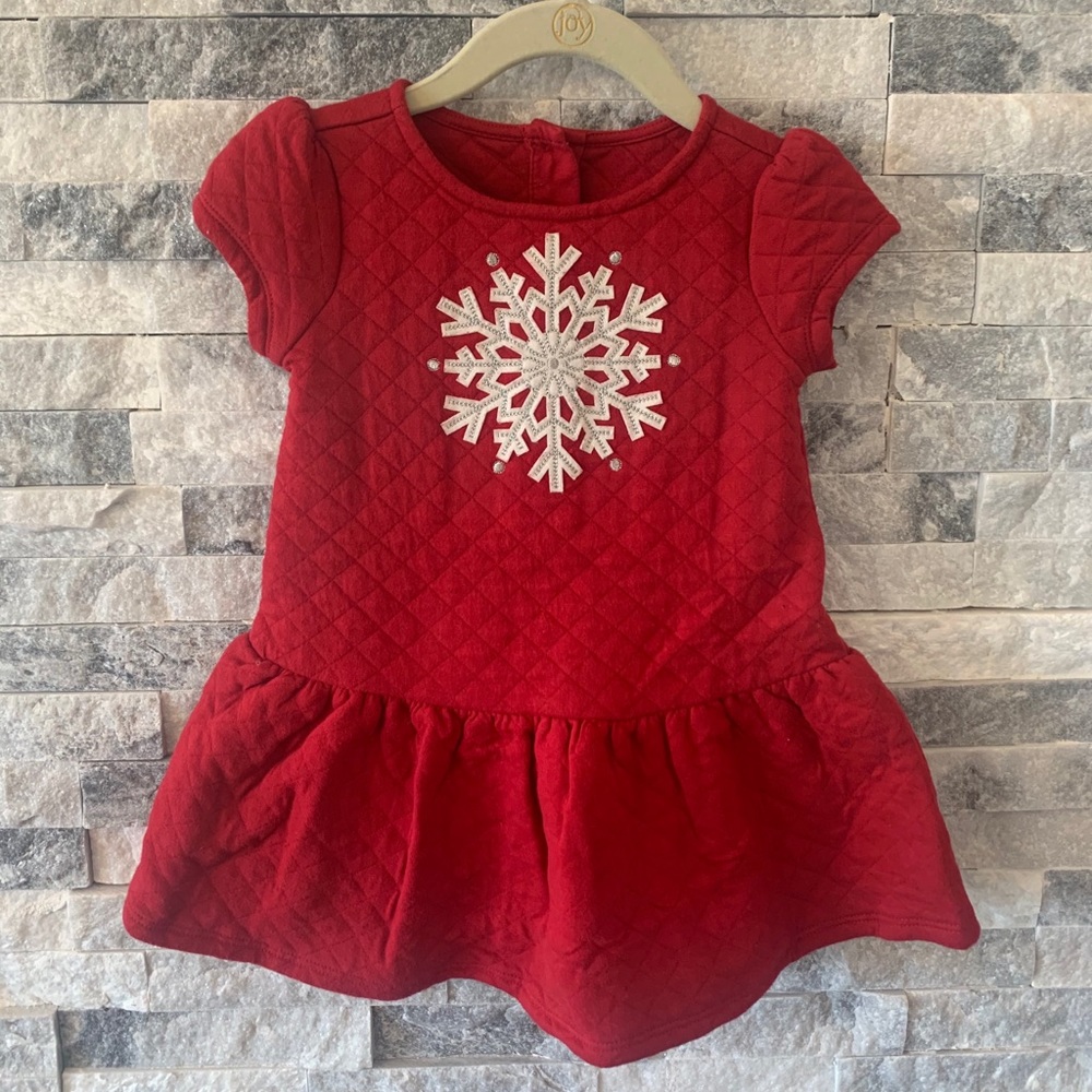 Gymboree Red Snowflake Dress